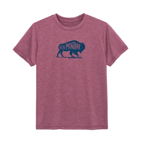 Runner's Edge Women's LuxDry Tee - Bison Malaga