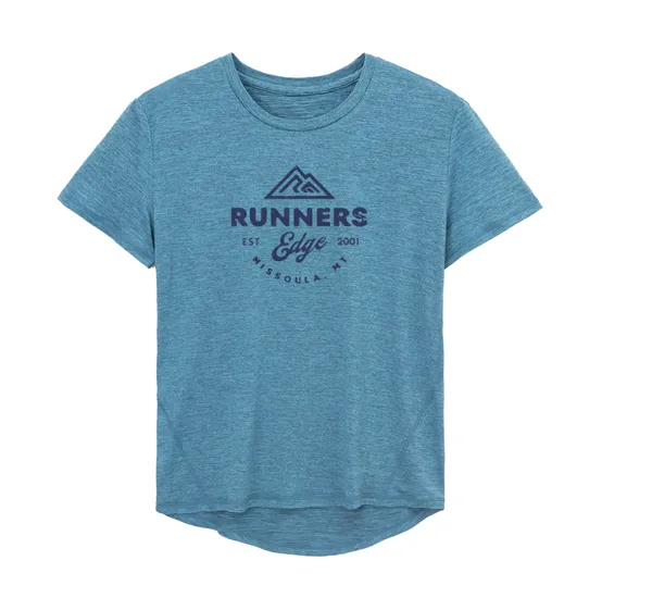 Runner's Edge Women's RE Performance Tech Tee Delphinium Blue