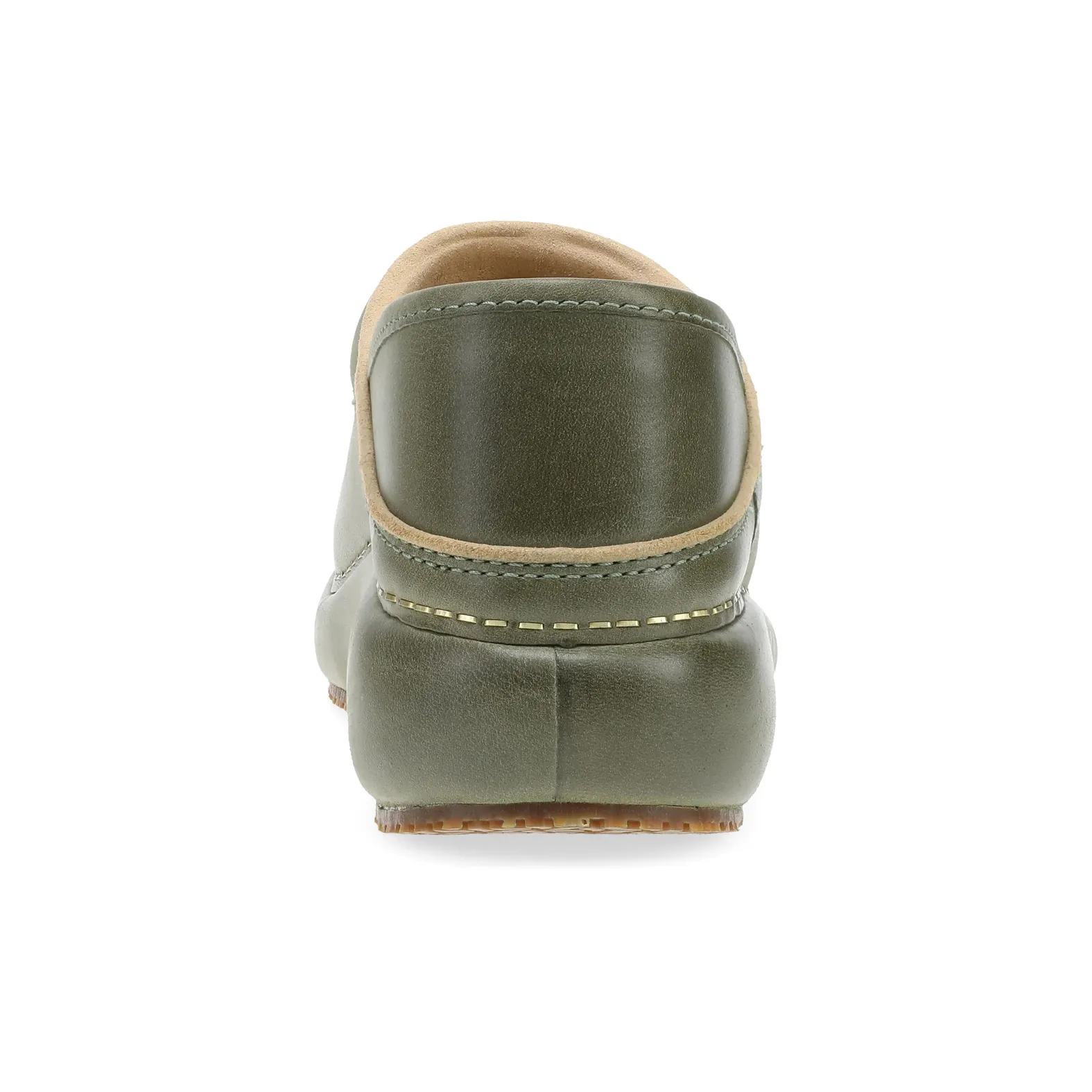 Dansko Women's Platform Pro Green Burnished Nubuck