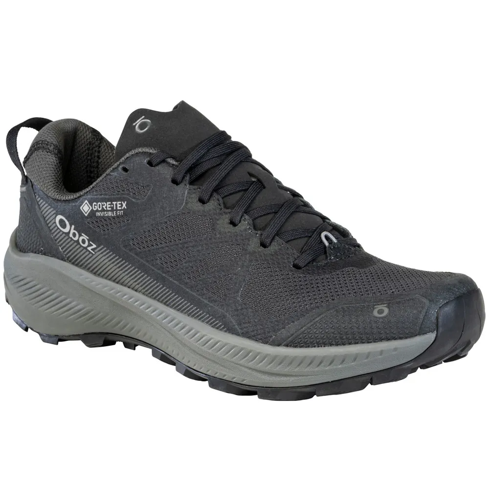 Oboz Men's Katabatic LT Low GTX Waterproof Black Sea