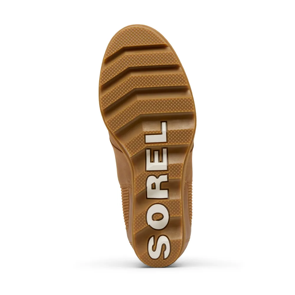 Sorel Women's Joan Rhapsody Chelsea Wedge Velvet Tan / Gum 2