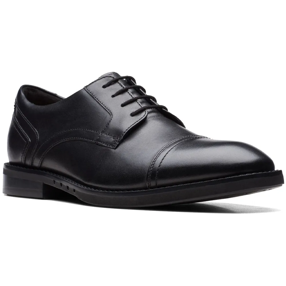 Clarks Active Air Clarks H Fit Clarks Men's Lite Cap Oxford, Black