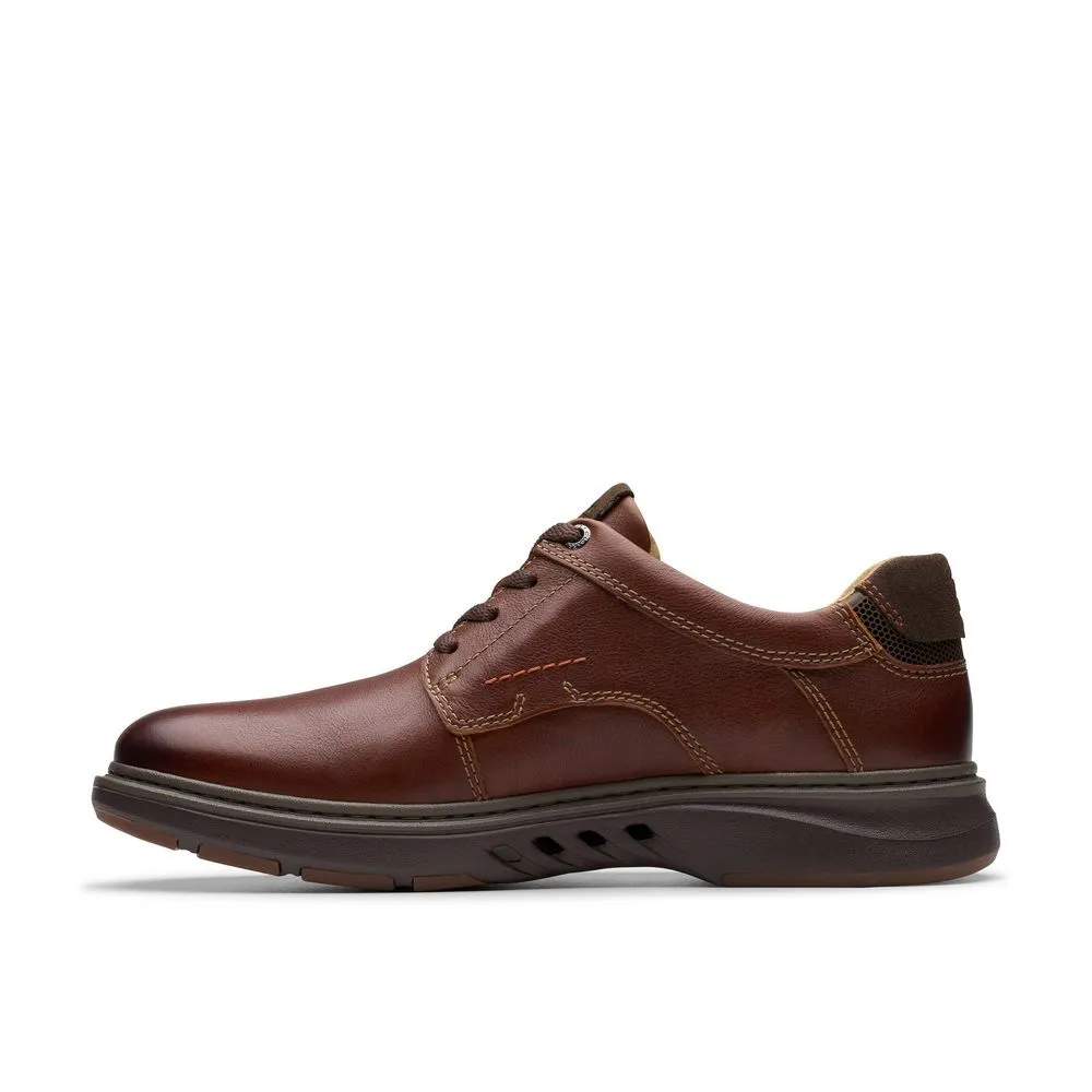 Clarks Un Kenneth Way Brown Leather Oxford Clarks unstructured Un Kenneth Way Leather Brown Dress Shoes  main image 4