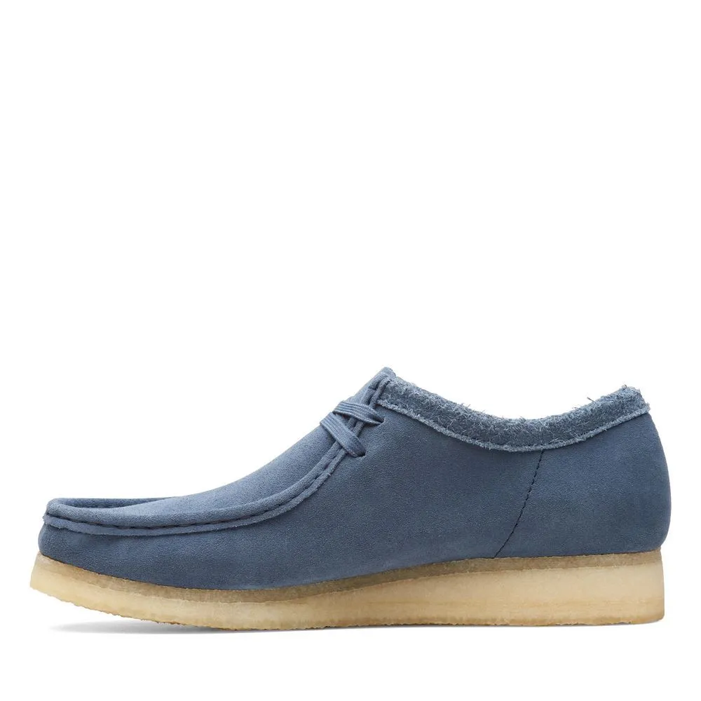 Clarks Men's Wallabee Blue Suede