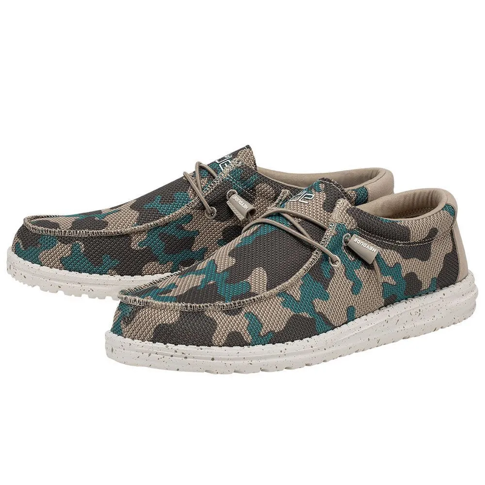 Hey Dude Wally Sox Safari Camo Slip On Shoes Size 9 Hey Dude Wally Sox Safari Camo Men main image 2