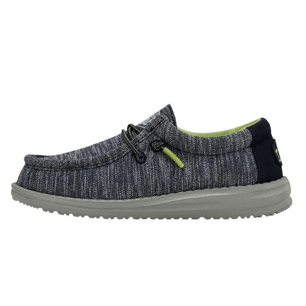 Hey Dude Youth Wally Stretch Navy display picture 3
