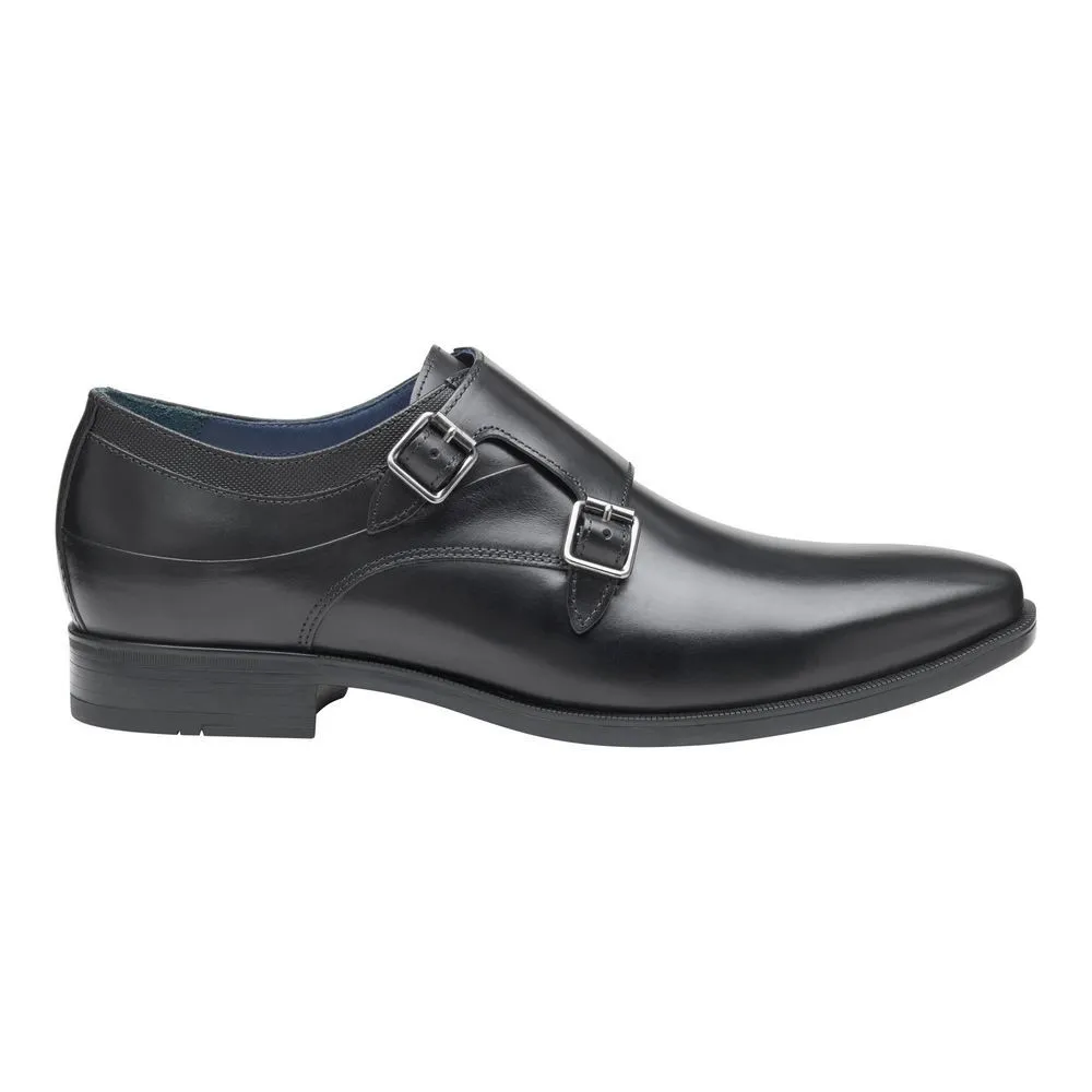 Johnston & Murphy Black Leather Men\'s Derbys with Buckle Vtg Johnston & Murphy Shoes Mens 10 E Black Leather Longwing  main image 4