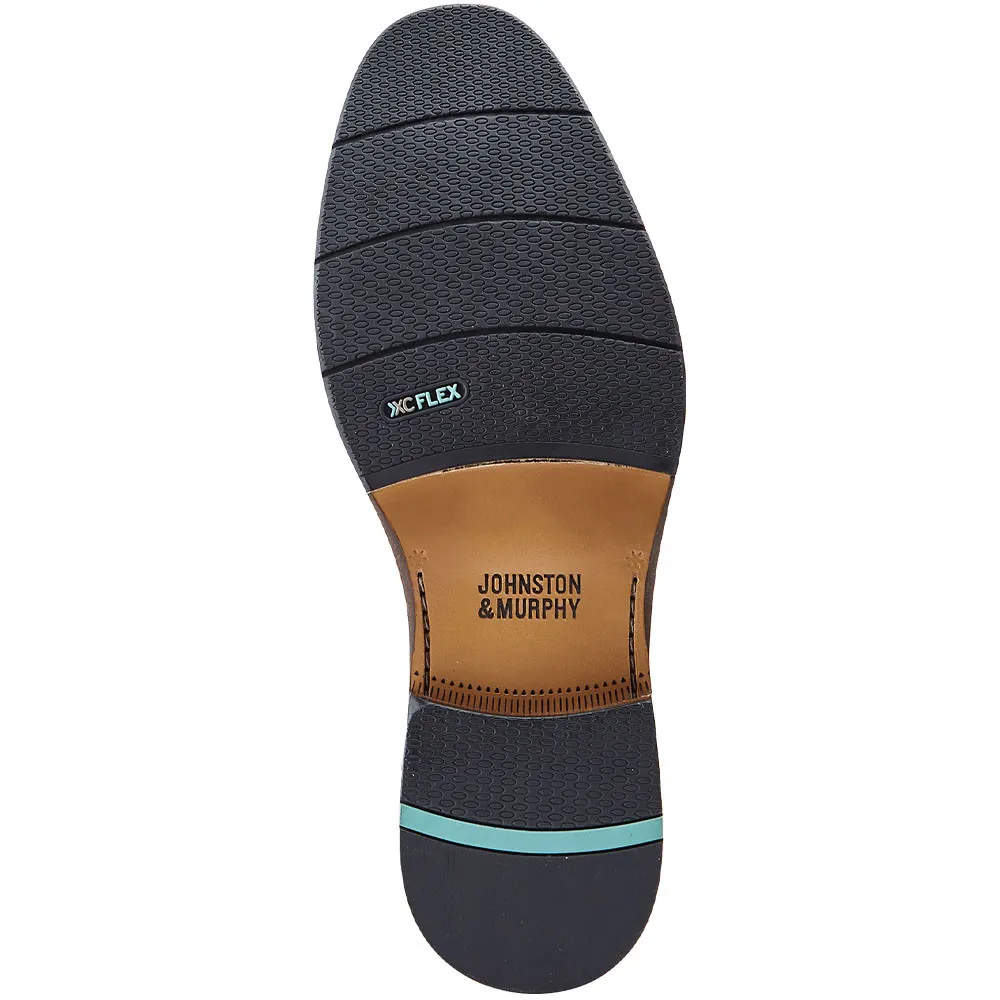 カプドローン Johnston & Murphy Men's XC Flex Raleigh Cap Toe Zip Boot Dark Tan