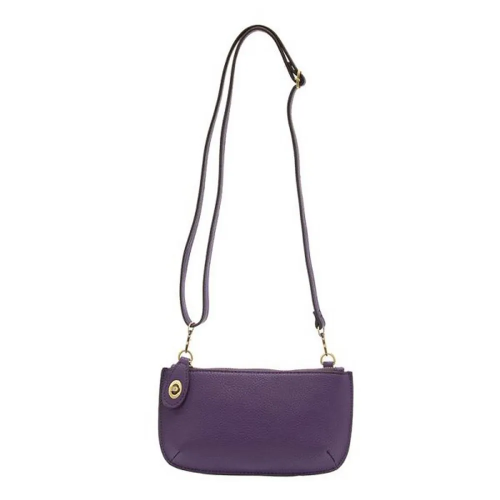 Joy Susan Mini Crossbody Wristlet Clutch Midnight Purple