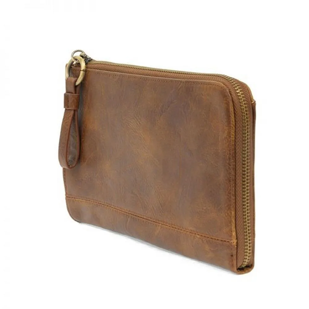 Joy Susan Karina Convertible Wristlet & Wallet Pecan