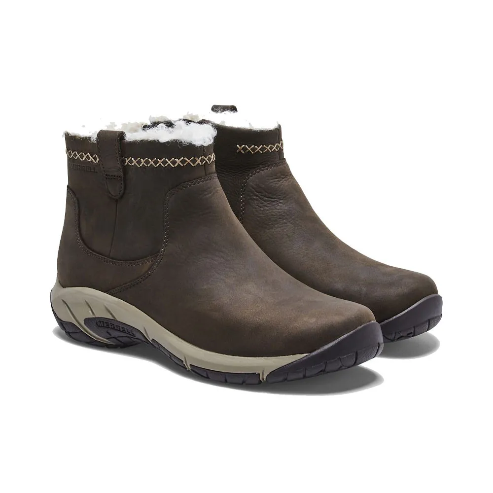 EMA☆ Merrell Women's Encore 4 Bluff Zip Polar Waterproof Espresso