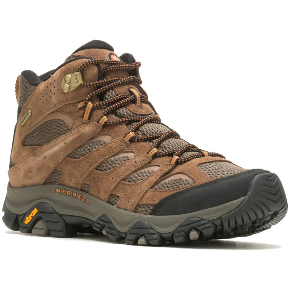 Merrell Men's Moab 3 Mid Waterproof Earth (Wide Width)