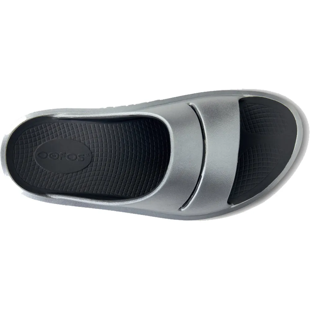Oofos Women's Oomega Ooahh Luxe Black / Basalt