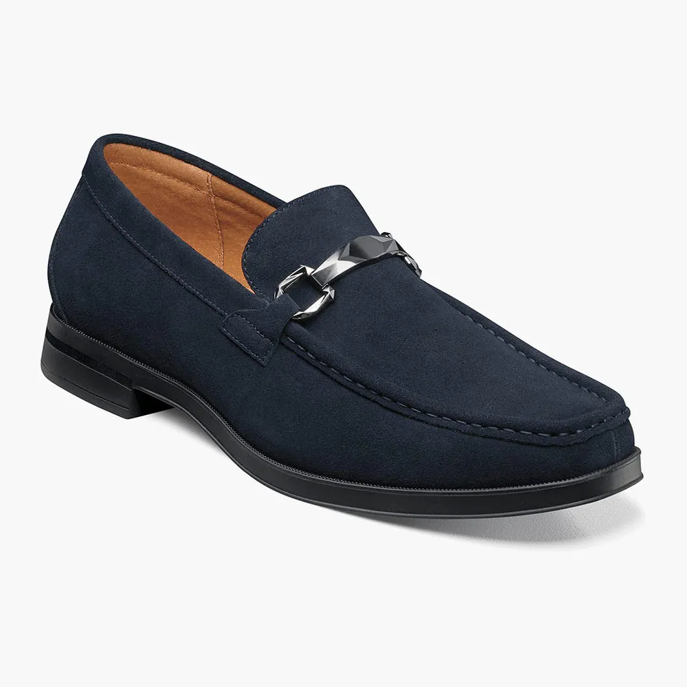 Stacy Adams Paragon Moc Toe‎ Bit Slip-on Loafer Men\'s 9 Navy Blue NWOT Stacy Adams Colton Moc Toe Bit Loafers, Navy - Blue  main image 4
