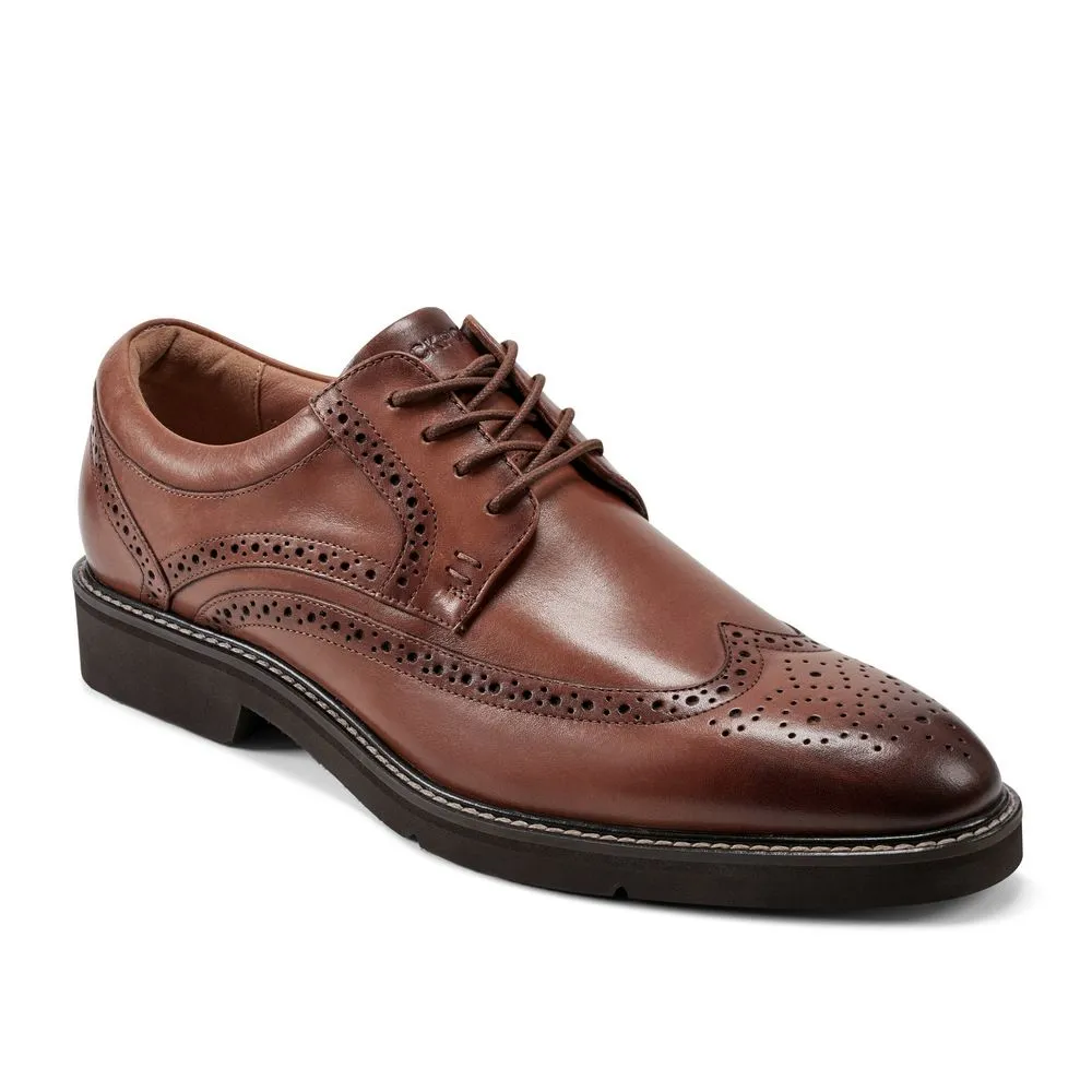 Rockport Men's Fallo Lace-up Almond Toe Oxford Natural Rockport Men's Fallo Lace-up Almond Toe Oxford Natural