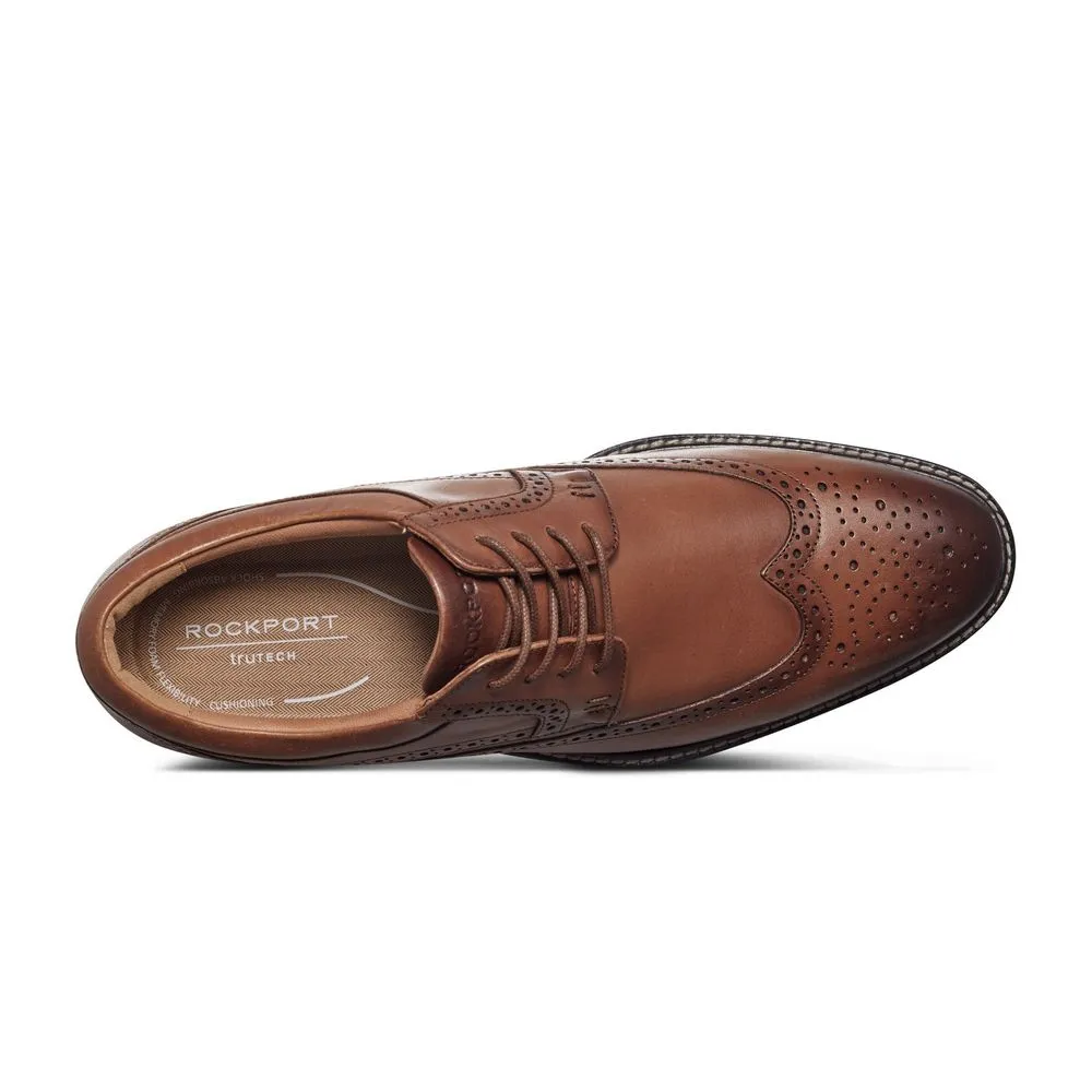 Rockport Men's Fallo Lace-up Almond Toe Oxford Natural