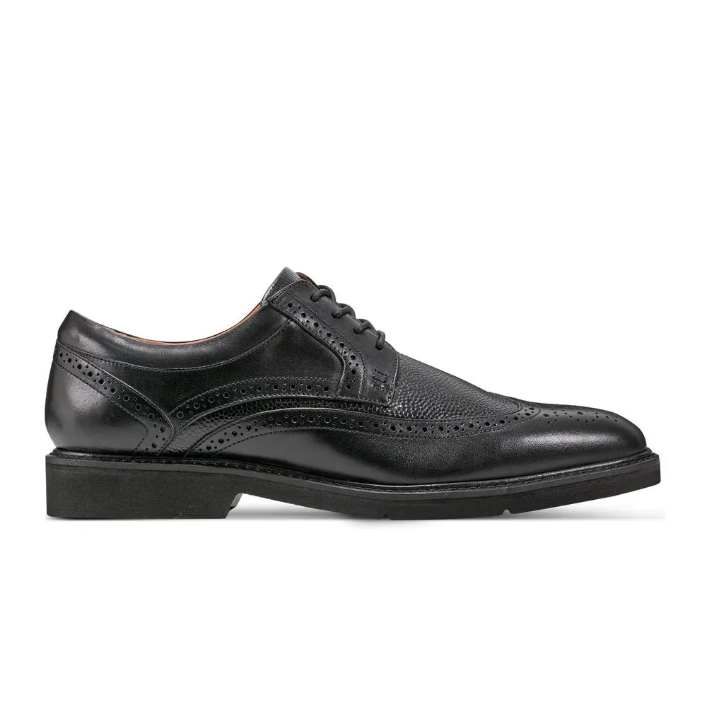 Rockport Men's Fallo Lace-up Almond Toe Oxford Black