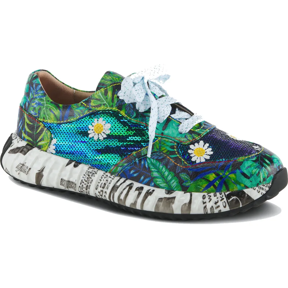 Spring Step L'Artiste Women's Zingy Green Multi