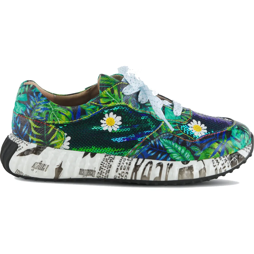 Spring Step L'Artiste Women's Zingy Green Multi