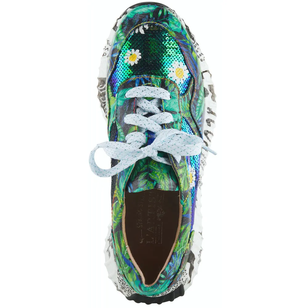 Spring Step L'Artiste Women's Zingy Green Multi