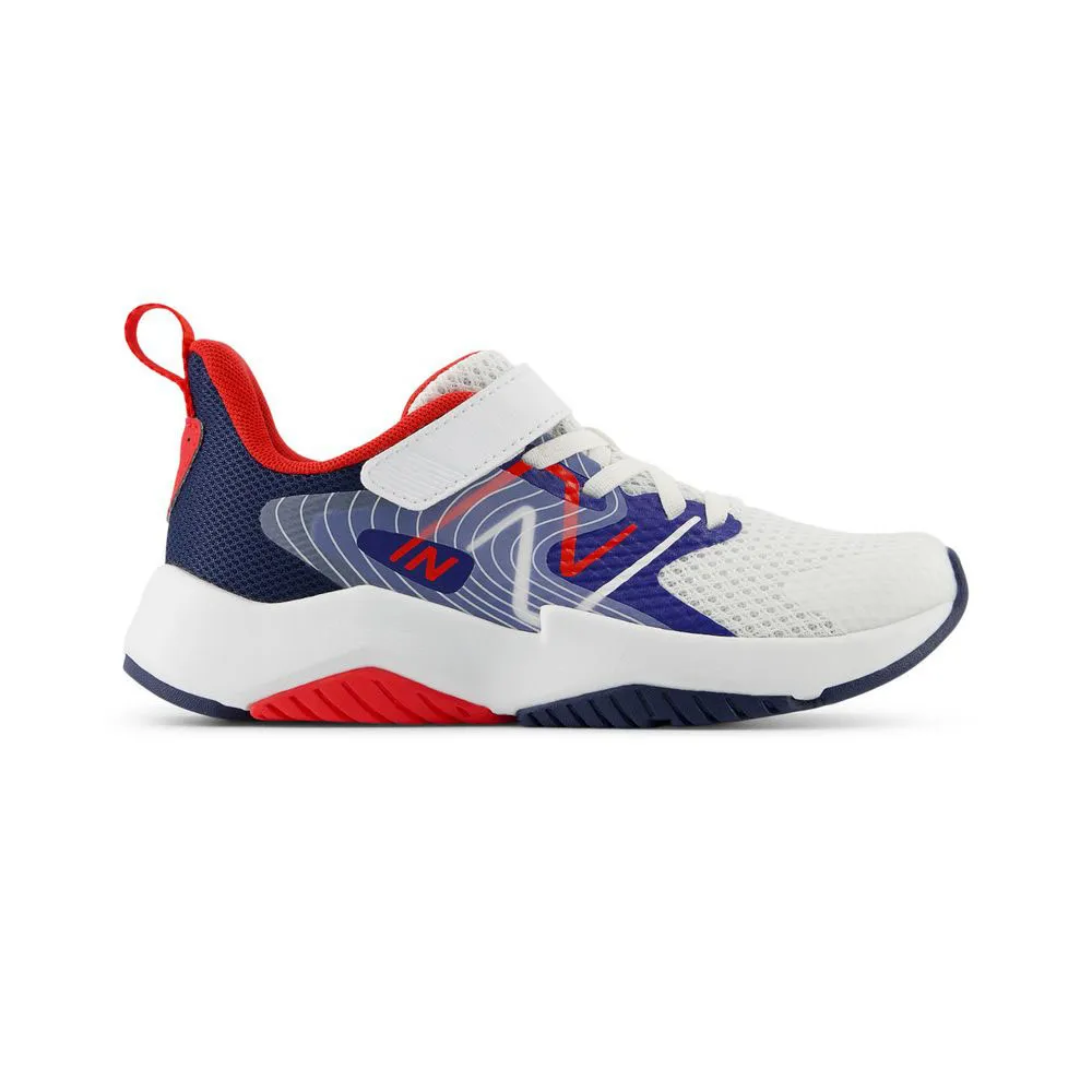 New Balance Kids Rave Run v2 Bungee Lace with Top Strap Team  display picture 3