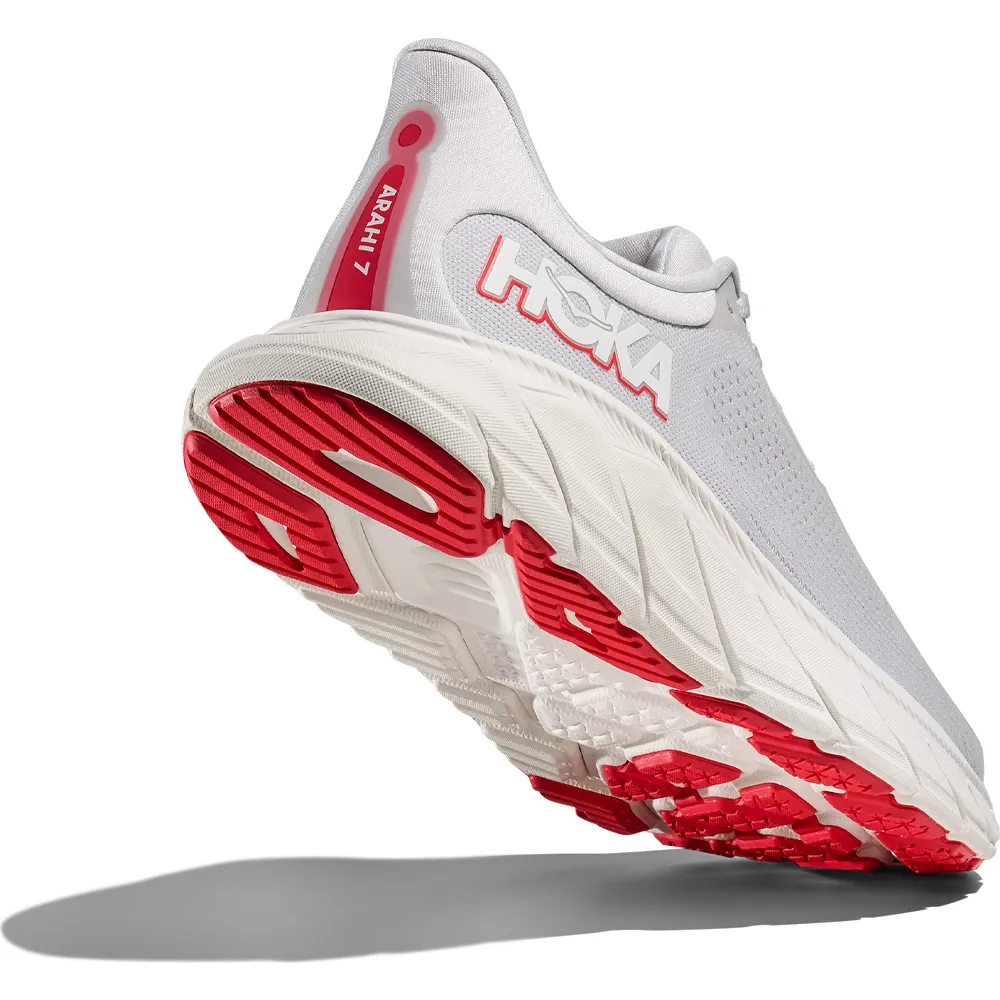 Hoka Women's Arahi 7 Cosmic Grey / Ruby Red (Wide Width)