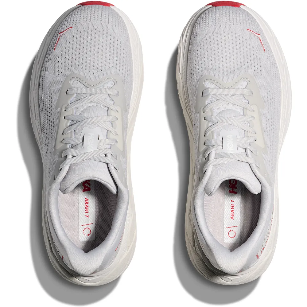 Hoka Women's Arahi 7 Cosmic Grey / Ruby Red (Wide Width)