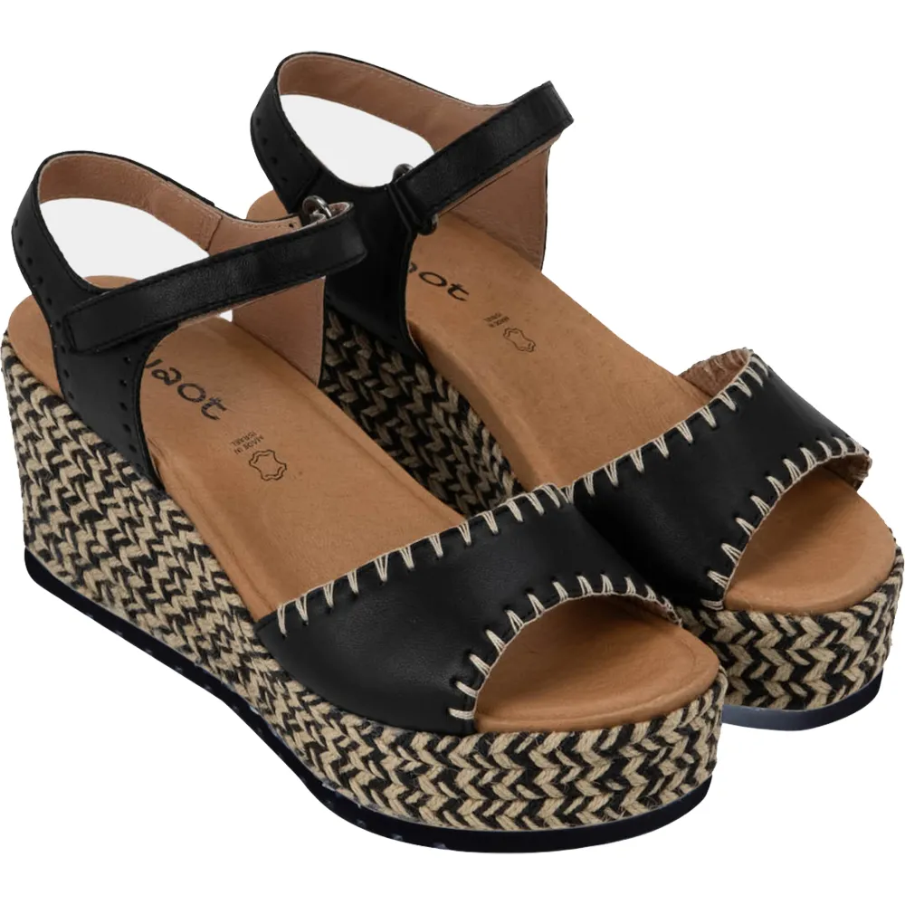 Naot Women's Blanes Jet Black Leather