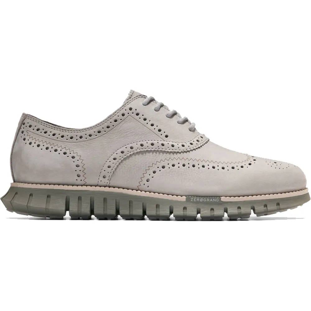 Cole Haan Men's Zero Grand Remastered Wingtip Oxfords Sea Salt / Dark Stone Cole Haan Men's Zero Grand Remastered Wingtip Oxfords Sea Salt / Dark Stone