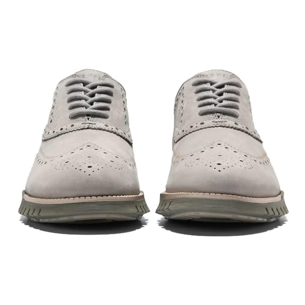 Cole Haan 2 ZEROGRAND Wingtip Oxford Mens 8 Gray Nubuck Suede Athleisure‎ Preppy 221_475583_1750178796695.jpg main image 4