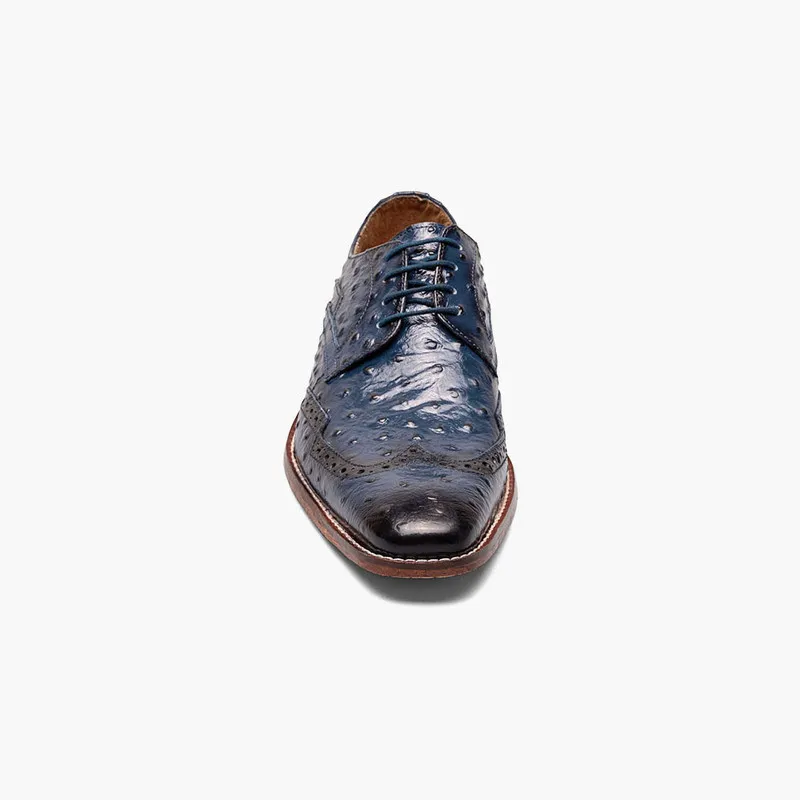 NEW STACY ADAMS men\'s gennaro wingtip oxfords in blue Stacy Adams Men main image 2