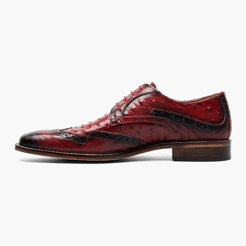 Stacy Adams Men's Gennaro Wingtip Oxford Red