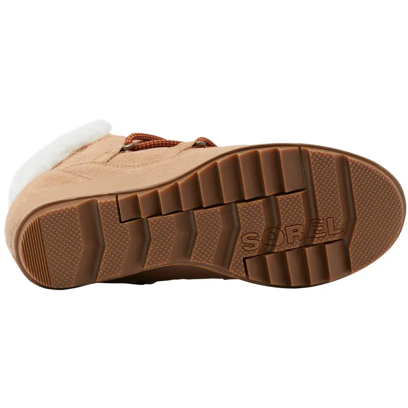 Sorel Women's Evie Cozy Lace Bootie Tawny Buff / Wood