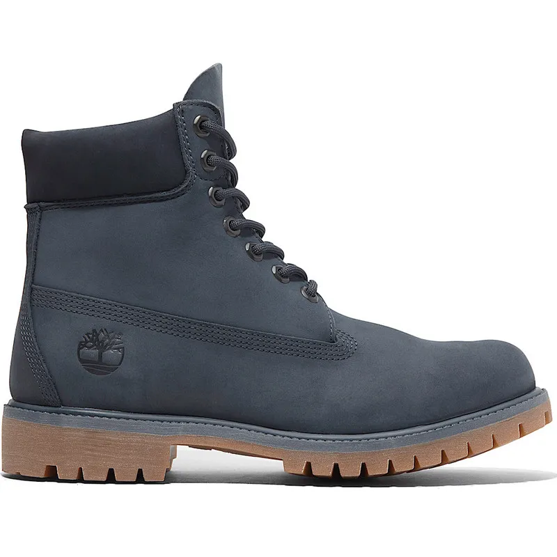 Waterproof Boots Dark Blue Tims Premium Boot Dark Blue Timbs Timberland 6-inch Heritage Waterproof Boots In  Blue Red Rat