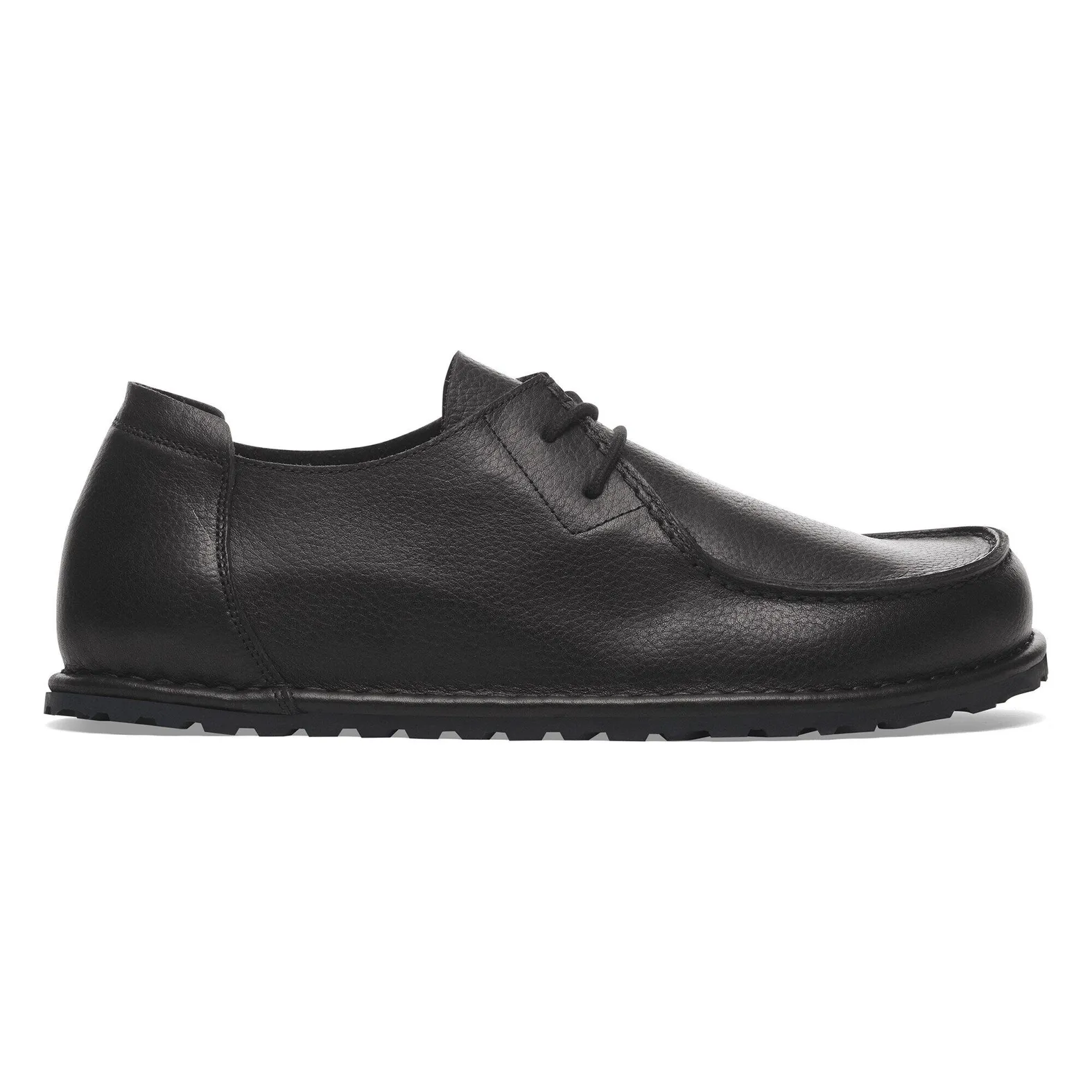 Birkenstock Black Leather Lace-Up Shoes Oxford Style Birkenstock Highwood Lace Low black oiled leather main image 2