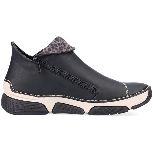 Rieker Women's Angela Schwarz / Leo Grey