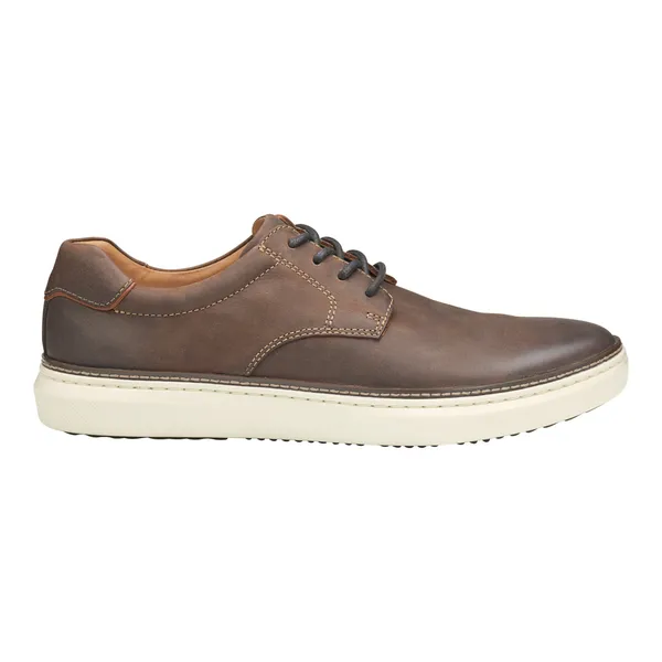 Johnston & Murphy Men's McGuffey 2 Plain Toe Brown Oiled Full Grain