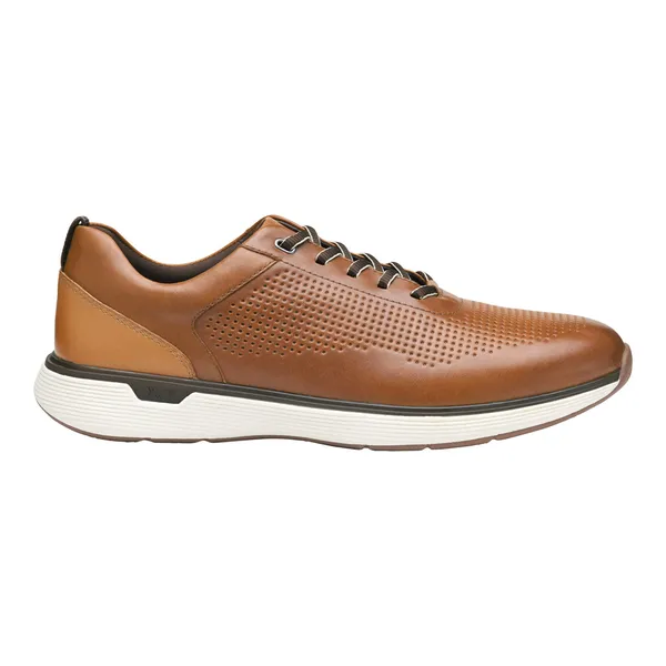 Johnston & Murphy Men's XC4 Prentiss 2 Embossed U-Throat Tan Full Grain