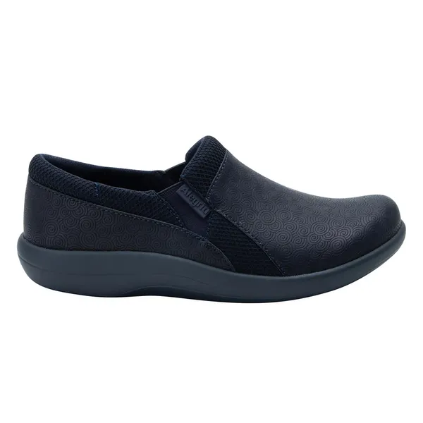 Alegria Women's Duette Swirl Wind Navy (Wide Width)