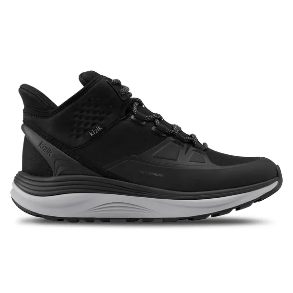 Kizik Men's London AT Mid Waterproof Black / Alloy