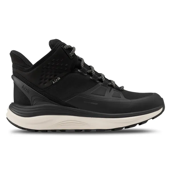 Kizik Women's London AT Mid Waterproof Black / Whitecap Grey