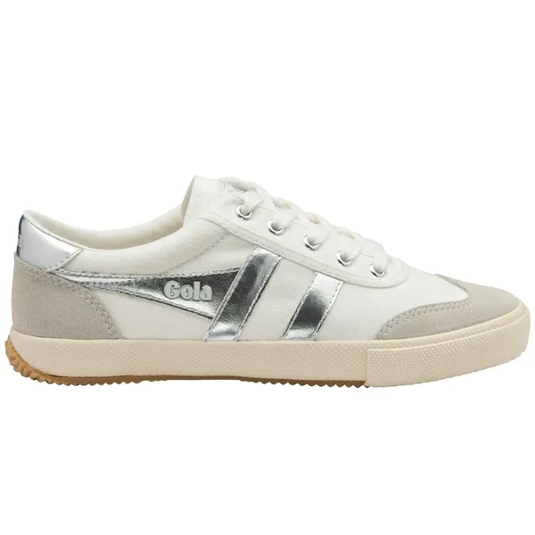 Gola Women's Badminton Plimsoll Off White / Silver
