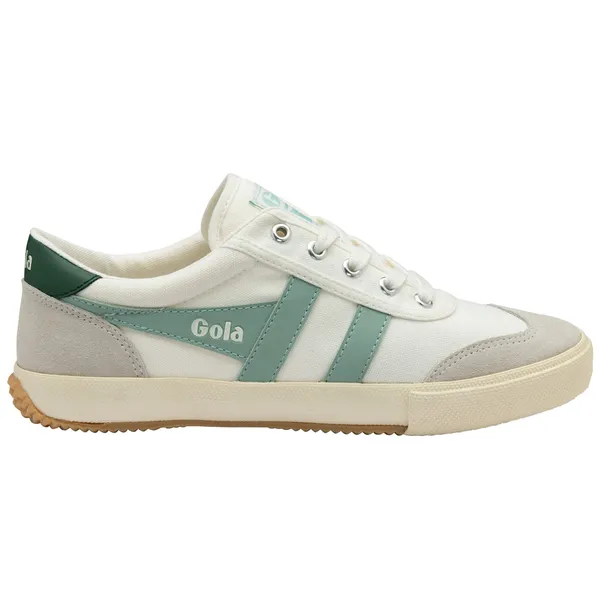 Gola Women's Badminton Plimsoll Off White / Surf / Evergreen