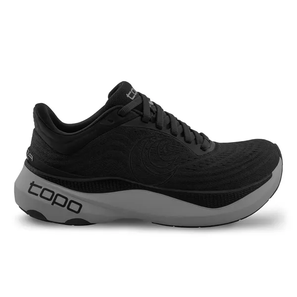 Topo Athletic Men's Aura Black / Charcoal (Wide Width)