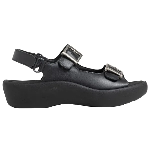Wolky Women's Fortune Sandal Black Leather