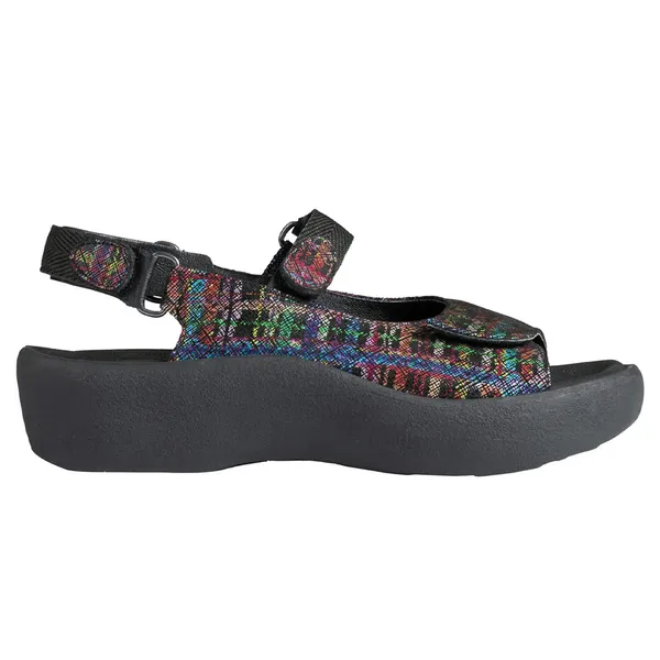 Wolky Women's Jewel Sandal Black Multi