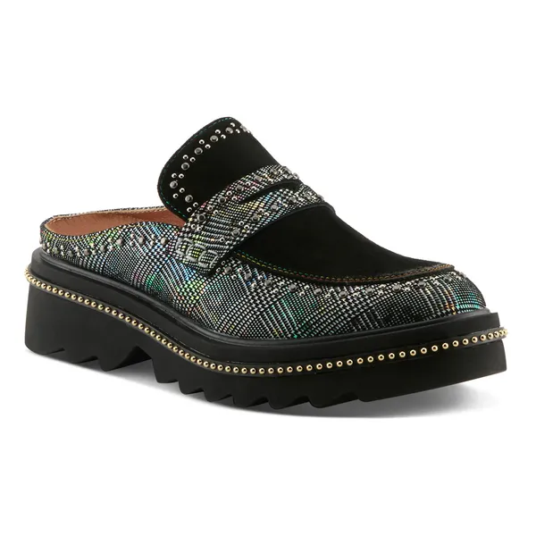 Spring Step L'Artiste Women's Clogona Black Multi