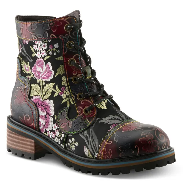 Spring Step L'Artiste Women's Fantastic Bootie Black Multi