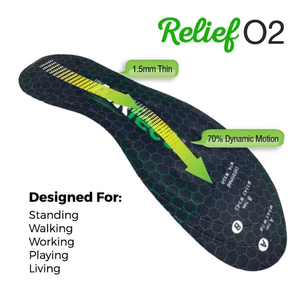 Airfeet AIRfeet Relief O2 Insoles Small/Medium