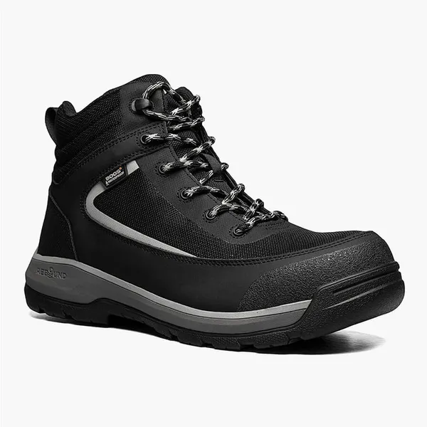 Bogs Men's Shale Mid Comp Toe Black